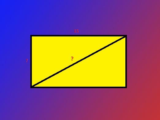 Како пронаћи дијагоналу правоугаоника?